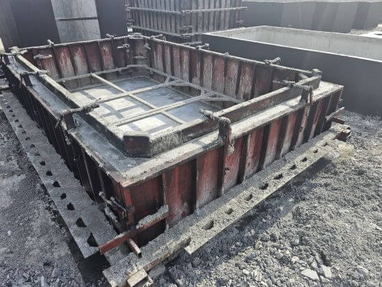 Zbiorniki betonowe Janów Lubelski w procesie produkcji